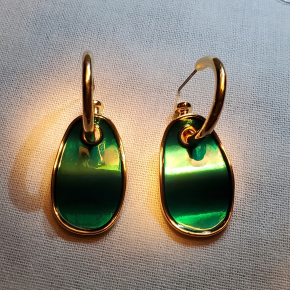 NEW Art Deco 4-Way  Wave Earrings - Picture 2 of 6